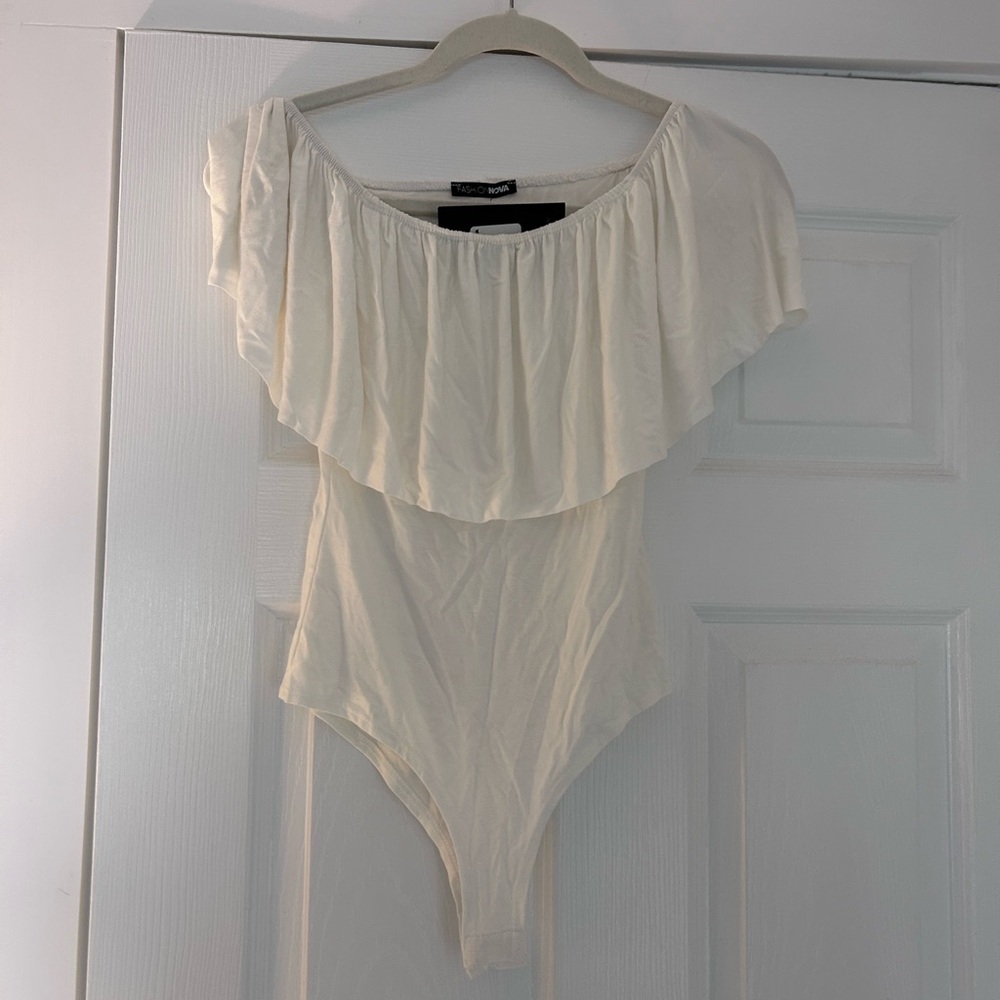 Fashion Nova Off-Shoulder Bodysuit